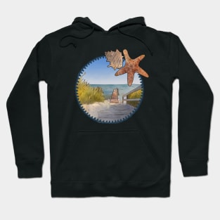 Steg ins Meer Hoodie